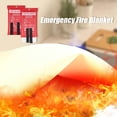 thumbnail image 2 of HLONK Fire   40‘‘×40‘‘ Fiberglass Emergency Fireproof Gear  Flame Retardant Protection for Home  Kitchen  Camping  Hiking  2 Count, 2 of 6