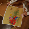 thumbnail image 2 of LOLUIS Plant so That Your Own Heart Will Grow ​Poster, Mental Health Quote Poster, Therapist Office Decor (Unframed 11"x17"), 2 of 7