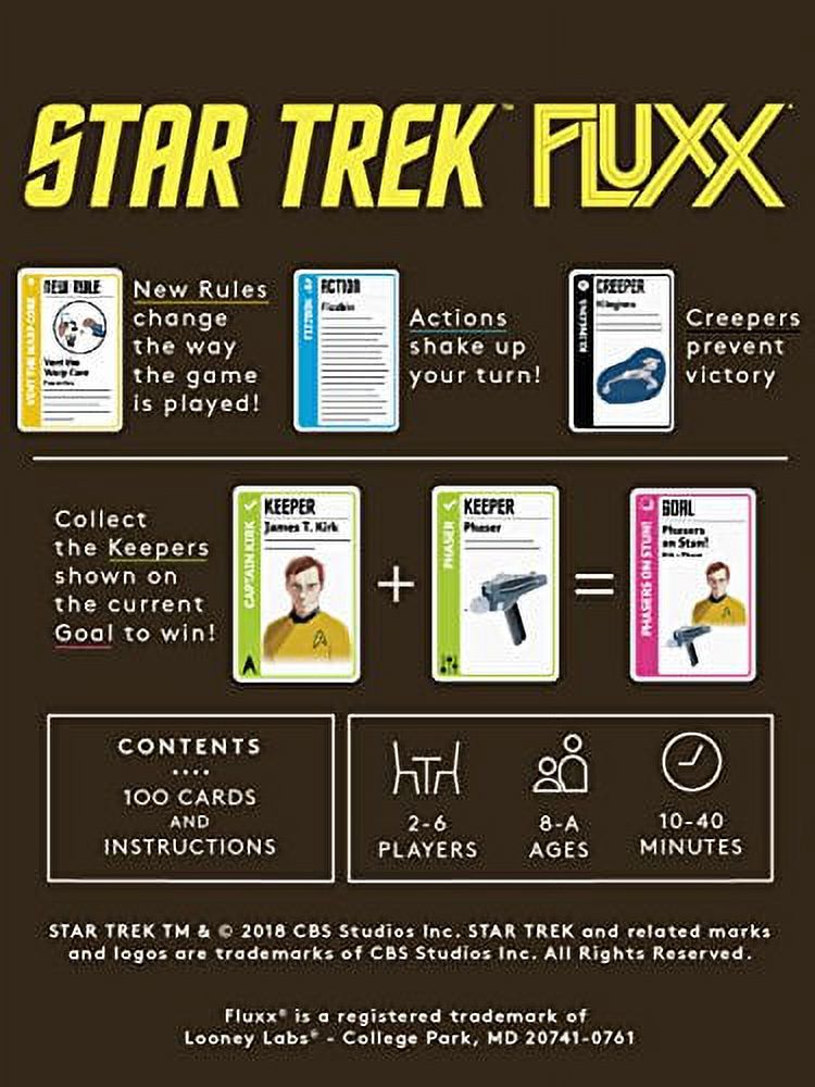 Star Trek Fluxx Card Game offered by Publisher Services - image 3 of 5