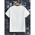 thumbnail image 2 of Men's Black Lung Print T-Shirt – Funny Round Neck Short Sleeve Tee, Soft Cotton Blend, Casual Streetwear for Casual Attire, Summer Tshirt | Street Fashion Top | Stretchy Fabric Tee, Casual Sporty Tee, 2 of 9