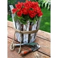 thumbnail image 5 of 2pcsArtificial Geraniums Silk Flowers Outdoor Artificial Red Geranium Bush Faux Flowers Red Geraniums for Floral Home Decor Indoor Garden Patio Grave Cemetary Vase Table Centerpiece, 5 of 5