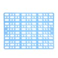 thumbnail image 2 of Durable Rabbit Cage Mat Easy to Clean Nest Pad for Guinea Pig Totoro (Blue), 2 of 14
