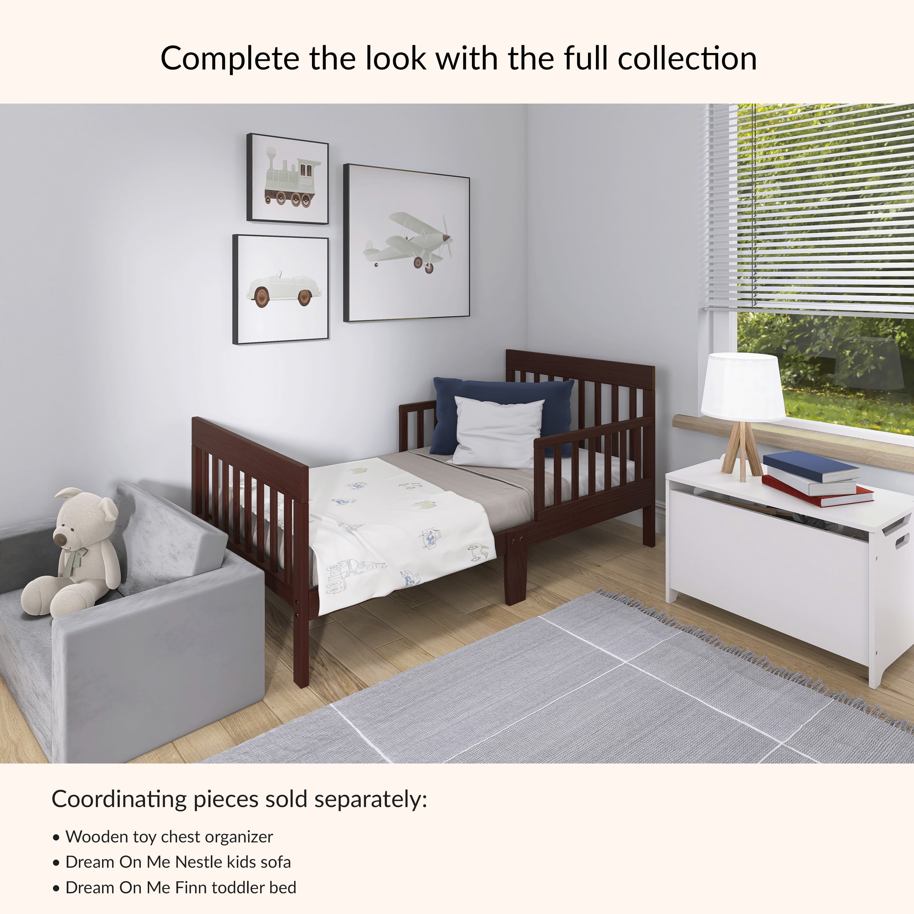 Dream On Me Finn Toddler Bed, Safe & Sturdy