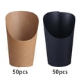 thumbnail image 1 of Egg Waffle Paper Cup Kraft Paper Cups Holder Thickened For Food Trays Store, 1 of 5