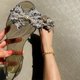 thumbnail image 5 of Amzcrzy Zapatos de mujer,Zapatos de mujer,Zapatillas de mujer, Sandalias planas de punta abierta con cristales de verano para mujer, ropa informal para exteriores Sandalias Mujer Zapatillas De Casa, 5 of 6