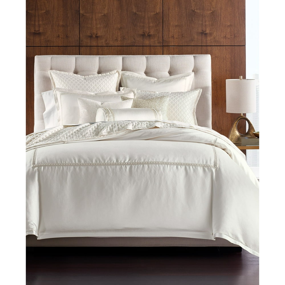 Hotel Collection Luxe Border Cotton King Duvet Cover, 110 Inches x 96