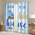 thumbnail image 2 of Erosebridal Butterfly 38"Wx54"L Blackout Curtains Women Bedroom,Purple Galaxy Butterflies Curtains Drapes Rose Flower Botanical Window Curtains,Boho Hippie Animal Window Treatments 2 Panels, 2 of 6