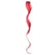 thumbnail image 1 of Nvzi Extensiones de cabello de colores, 6 piezas, 45 cm, con clip, arcoíris, un solo color, mechas, cabello sintético largo ondulado para fiestas, ideal para regalar a mujeres, en rojo y blanco., 1 of 2