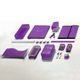 thumbnail image 5 of Enday Plastic Clipboard with Ruler Heavy Duty Clipboards for Medical, Office, School Use Purple, 5 of 7