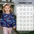 thumbnail image 7 of Uorisanigo Toddler Baby Girl Sweatshirt Crew Neck Galaxy Dragonfly Pullover Sweater Ruffled Shoulders Design Casual Sweatshirts for Kids Size 1-2 Fall Trendy Long Sleeve Shirts, 7 of 7