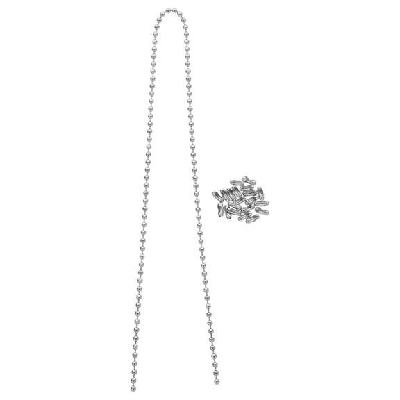 ibasenice Beaded Pull Chain Set with Connectors for Ceiling Fans and Lamps, Easy to Install, Extendable Replacement Pull Chains