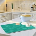 thumbnail image 4 of Iauyy Dish Drying Mat for Kitchen Counter, Super Absorbent & Hanging 16x18 / 18x24 Inch (S/M) Weaving, 4 of 8