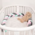 thumbnail image 5 of Almohada de bola de nudo largo tejida, bola de nudo, cama decorativa para habitación de niños, 5 of 5