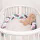 thumbnail image 5 of Almohada de bola de nudo largo tejida, bola de nudo, cama decorativa para habitación de niños, 5 of 5