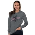 thumbnail image 3 of Hit Me Cupid Romantic Valentines Day Women's Long Sleeve T Shirt Brisco Brands L, 3 of 6