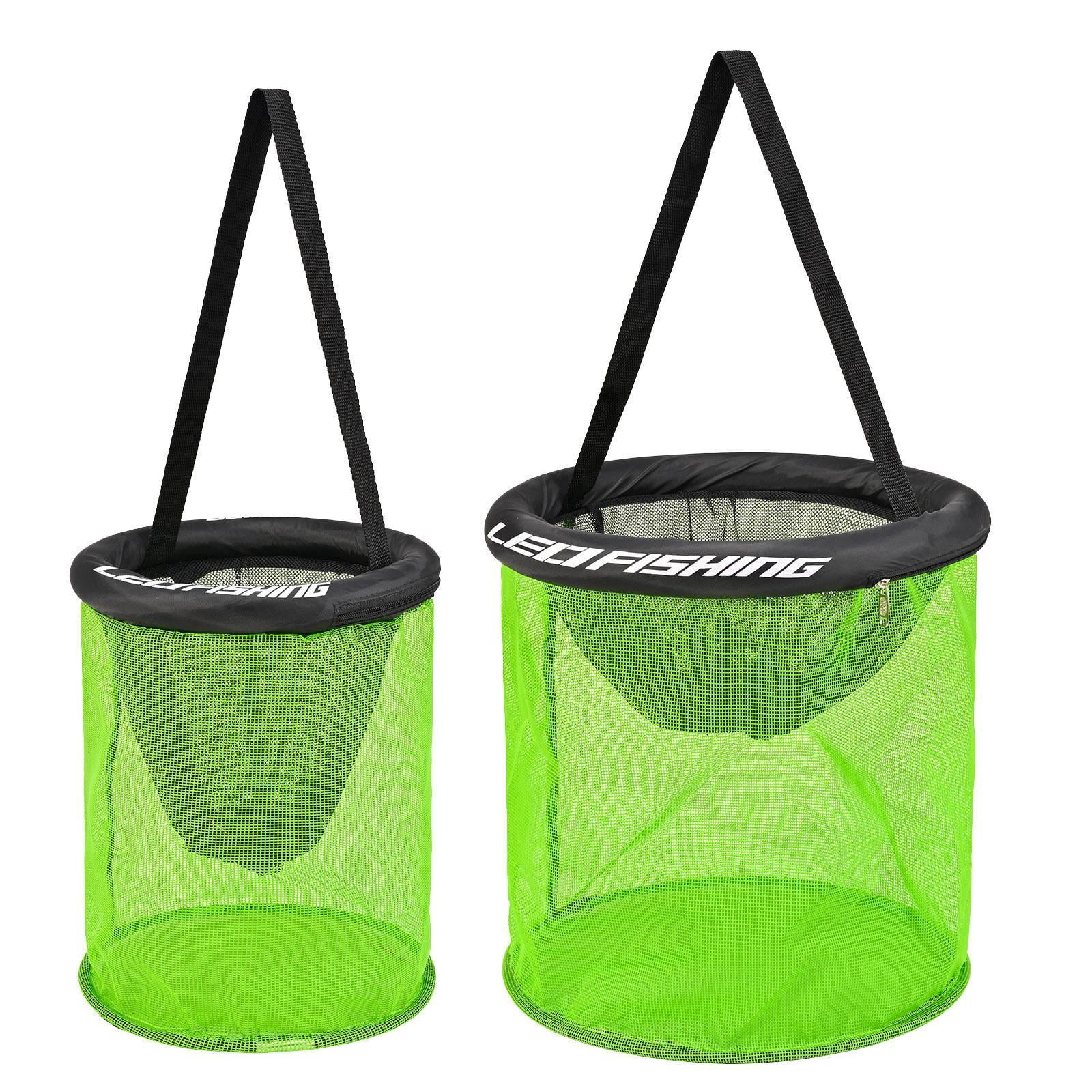 harayaa Floating Fishing Basket Fishing Tool Multiuse Fish Baits Bag for Outside Pond 35cm