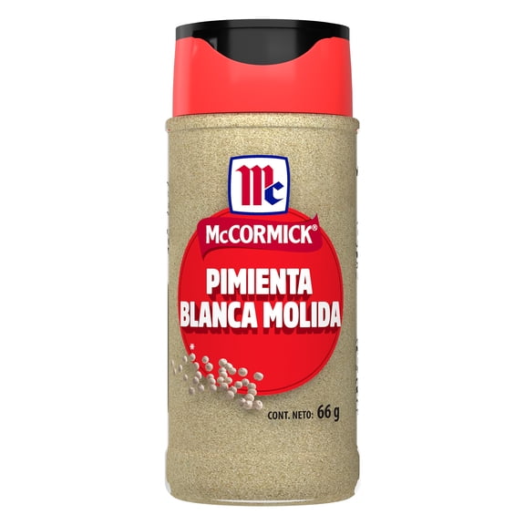 Pimienta blanca McCormick molida 66 g