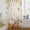 Brown, variant on Orange Green Pumpkins Fall Sheer Curtains 63 Inch Length, Light Filtering Voile Curtain Panel, Thanksgiving Maple Leaves Rod Pocket Drapes Window Treatments for Living Room Bedroom 52"x63"