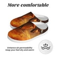 thumbnail image 6 of Lsque Fiery Dragon Of Chaos Pattern Womens Comfort Cotton on Scuff With Memory Foam and Anti-skid Sole Slipper-37/38, 6 of 7