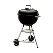 Weber Original Charcoal Grill, 18 Kettle Grill with Lid and Wheels, Black