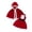 Red, variant on Santa Claus Dress for Girls Christmas Dress Baby Girl Sleeveless Red Velvet Dress with Red Riding Hood Cape Girl Christmas Outfit Party Dress 18-24 Months