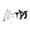 Black, variant on Aluminum Generator Platform Generator Holder Vehicle Spare for SBD318 360