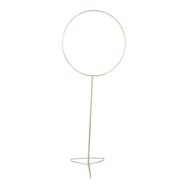 Soporte para globos de metal simple y reutilizable, torre de globos para bodas Forma redonda