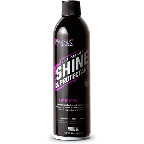 Slick Products Interior Shine and Protectant Automotive Polishes, 13 oz.