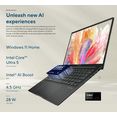 thumbnail image 2 of ASUS Zenbook 14 WUXGA Touch AI Ready OLED Business Laptop, 14Cores Intel Ultra 5-125H(Beats i7-1370P), 8GB RAM | 2TB SSD, Win11, Wi-Fi 6E, FHD IR Webcam, Thunderbolt 4, 2 of 5