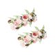 thumbnail image 4 of 2 piezas de flores falsas, guirnalda de rosas, adornos florales, regalos de fiesta, arco de boda, arreglo floral para puerta principal de sala, 4 of 9