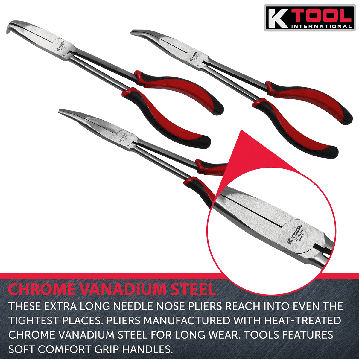 K-Tool 51103 Needle Nose Plier Set