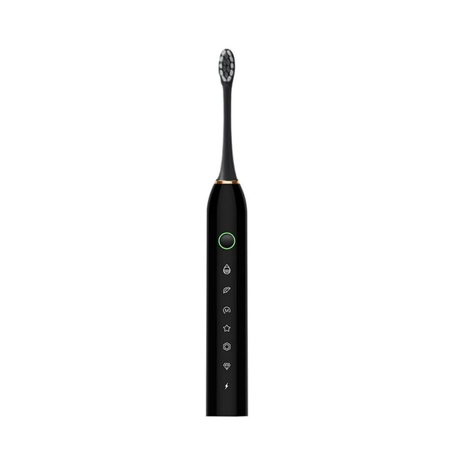 Electric Toothbrush Heads Toothbrush Toothbrush with 4 Brush Heads Smart 6-Speed Timer Toothbrush Ipx7 Toothbrush with Timer