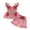 Red, variant on Toddler Girl Clothes Infant Girl Sleeveless Ruffle Set Cute Bowknot Dress Top Shorts Outfits For Kids