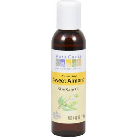 Aura Cacia Skin Care Oil Sweet Almond 4 fl oz Liquid