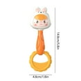 thumbnail image 3 of Toys for Kids! Fwttom Baby Rattles 0-6 Months, Soothing Early Educational Baby Toys, Boil-Safe Soft Rubber Toddler Toys Hand Rattles for Babies 0-6 Months, 3 of 6