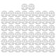 thumbnail image 1 of Pre-cut Silk Face Mask Paper for Home Beauty Salon Spa Skin Care Top and Bottom Facial Mask Sheet Set, 1 of 4