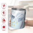 thumbnail image 5 of Floral 12oz Stainless Steel Coffee Mug – Double-Wall Insulated Cup with Spill-Resistant Lid, 360° Full-Print Design, Keeps Drinks Hot & Cold for Home, Office, Travel,Thanksgiving,Christmas, Spring, 5 of 5