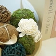 thumbnail image 4 of Spring Green Moss Decorative Balls for Bowls, Assorted Wicker Rattan Balls Decorative Orbs Woven Spheres, Wedding Bowl Fillers for Home Decor, 4 of 4