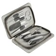 thumbnail image 1 of Manicure set Pedicure set Stainless steel nail clippers Personal care tools with PU leather case, 1 of 4