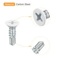 thumbnail image 4 of Tornillos autoperforantes Uxcell #8 x 1/2" en paquete de 100, tornillos de cabeza plana Phillips para metal a madera, 4 of 5