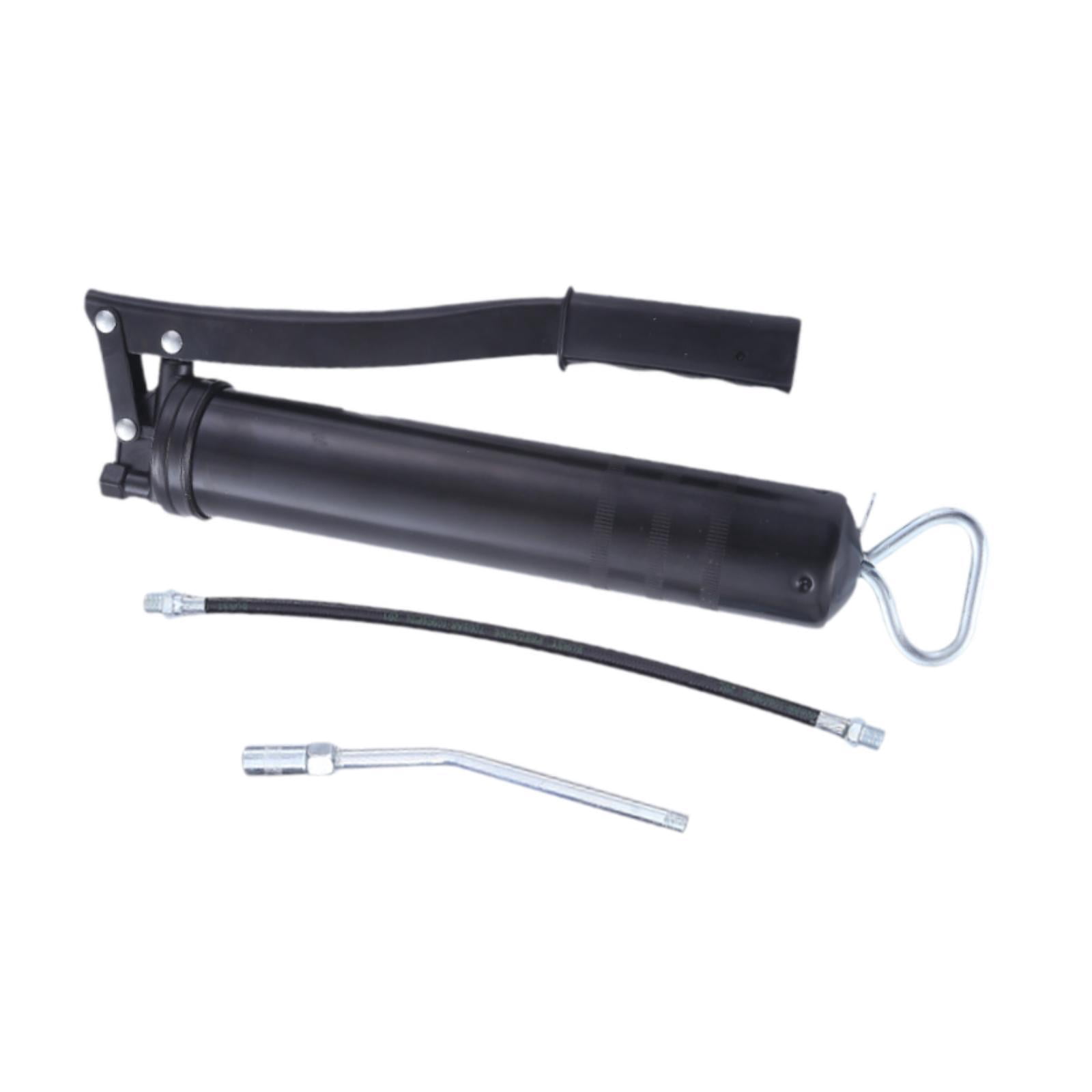 Wzmzjy Hand Held Grease Filler Tool Heavy Duty 15 inch Length Professional Black Grease