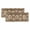 Brown, variant on Valances for Windows, Blue Boho Kitchen Curtains Valances 2 Pack for Living Room Bedroom Bathroom, Farmhouse Bohemian Medallion Oriental Flower Light Filtering Curtains Rod Pocket Valance 42"x12"