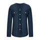 thumbnail image 4 of ICHUANYI Clearance Women's Fashion Color Cardigan Outwear Suit Coat Long Sleeve Coat(Blue, L) ICHUANYI WER2023081205438, 4 of 6