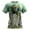 Green, variant on Mens Graphic Tees UK National Culture Graphic Printed Short Sleeve Crew Neck Casual Street Everyday Fashion Mens Shirts Blue S