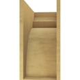 thumbnail image 4 of 11"W x 22"D x 22"H Classic Yorktown Rough Cedar Woodgrain TimberThane Corbel, Primed Tan, 4 of 6