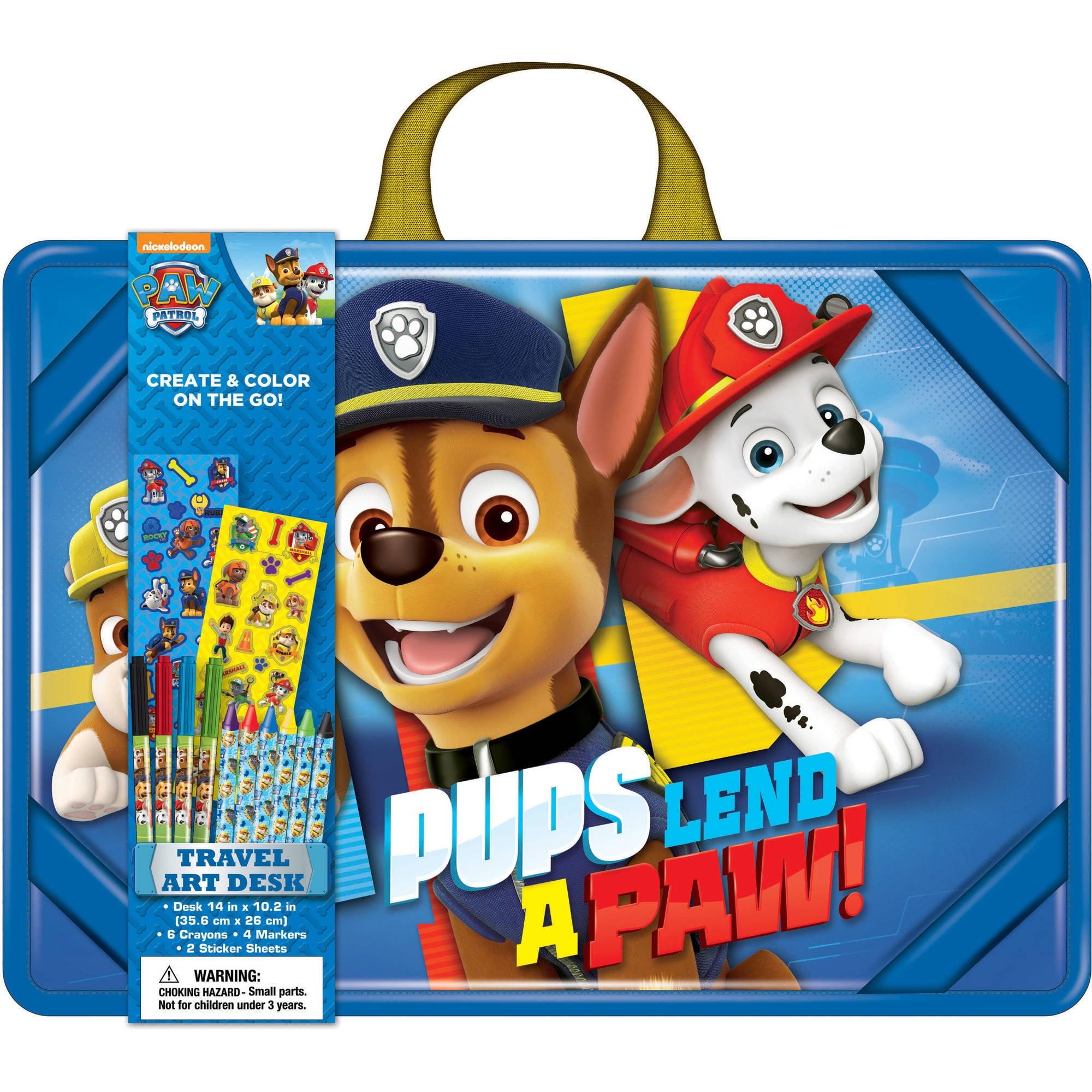 paw patrol art desk