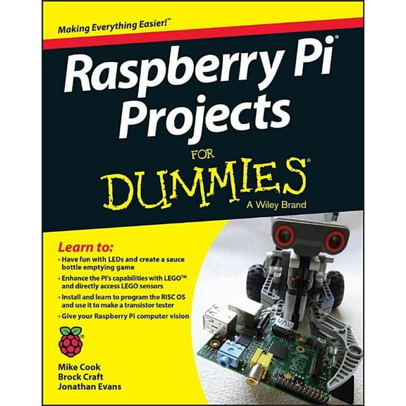 Raspberry Pi Projects for Dummies, (Paperback)