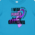 thumbnail image 4 of Inktastic I Wear Purple for My Grandma Lupus Awareness Boys or Girls Baby T-Shirt, 4 of 5
