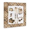 thumbnail image 4 of Stupell Industries Winter Sports on Plaid Sports Painting Wrapped Canvas Art Print Wall Art, 30 x 30, 4 of 8
