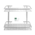 thumbnail image 2 of Organizador de baño, estante de almacenamiento de cocina montado en la pared de aluminio espacial, estante de almacenamiento de pared, salida de alta intensidad, 2 of 8